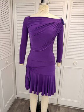 Vibrant Dance America Sz Sm Violet Top & Skirt
